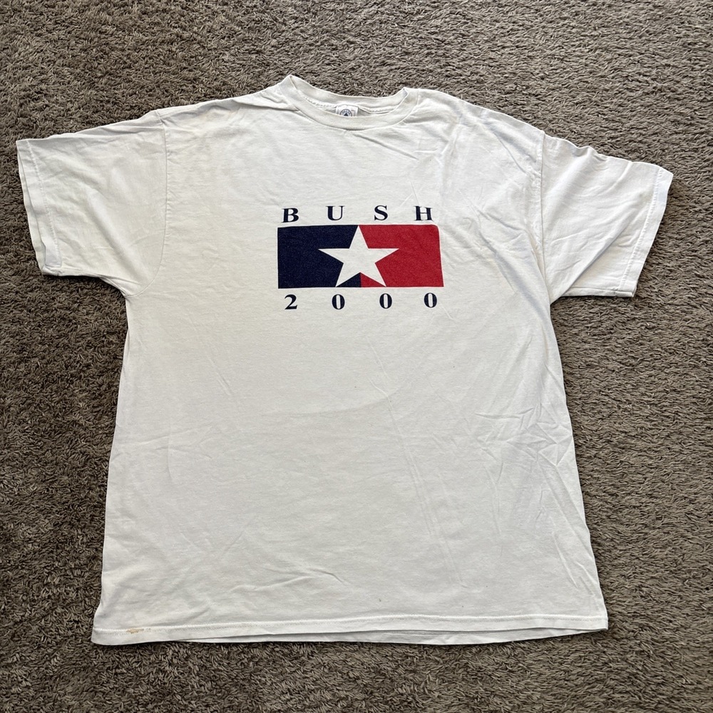 Vintage 2000 George Bush For Presidente T Shirt Size Tee 2XL